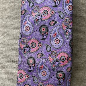 Zegna Purple Paisley Tie